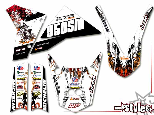 ktm 950 sm decals