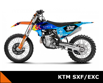 KTM SXF/EXC - Dekore + Ersatzteile